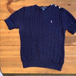 Ralf Lauren cable-knit cotton sweater, M